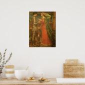 John William Waterhouseによるトリスタンとイゾード ポスター (キッチン)