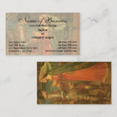 John William Waterhouseによるトリスタンとイゾード 名刺 (正面/裏面)