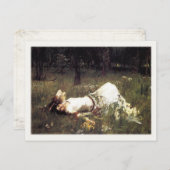 John William Waterhouseのハガキ絵を描キ ポストカード (正面/裏面)