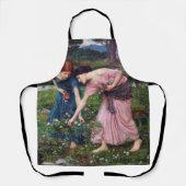 John William Waterhouse、レディースピッキングバラ エプロン (正面)