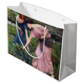 John William Waterhouse、レディースピッキングバラ ラージペーパーバッグ (裏面アングル)
