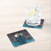 John William Waterhouse、嫉妬の循環 スクエアペーパーコースター (インサイチュ)