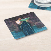 John William Waterhouse、嫉妬の循環 スクエアペーパーコースター (アングル)