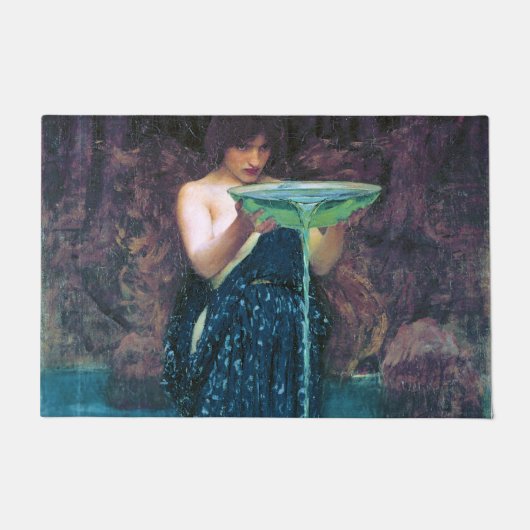 John William Waterhouse、嫉妬の循環 ドアマット (正面)