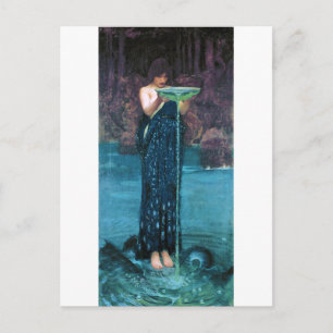 John William Waterhouse、嫉妬の循環 ポストカード