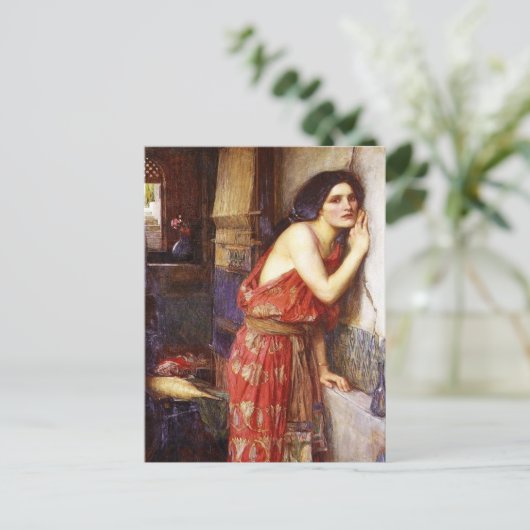 John William Waterhouse (1909) 'Thisbe' ポストカード (スタンド正面)