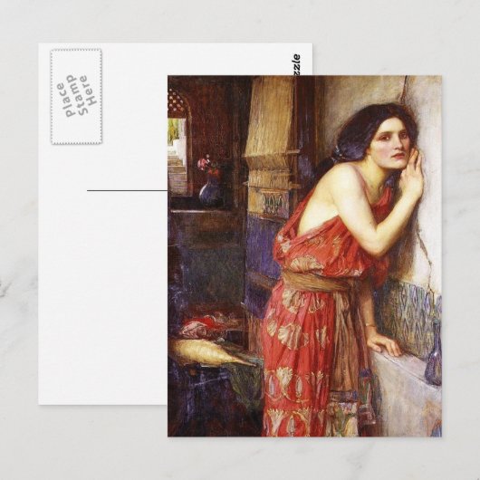 John William Waterhouse (1909) 'Thisbe' ポストカード (正面/裏面)
