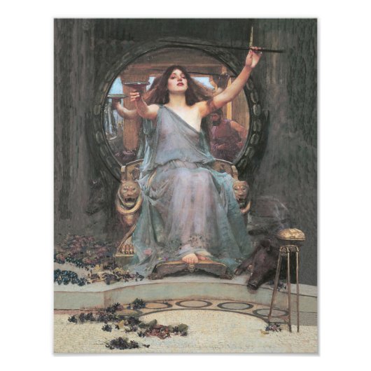 John William Waterhouse "Circle Offering the Cup" フォトプリント (正面)
