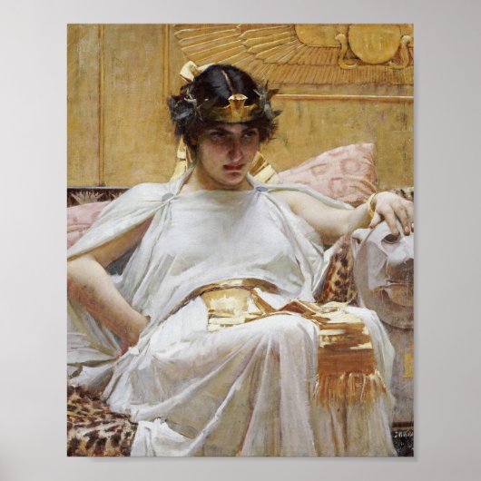 John William Waterhouse - Cleopatra ポスター (正面)