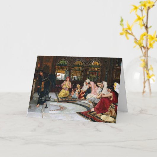 John William Waterhouse Consulting the Oracle カード (黄色い花)