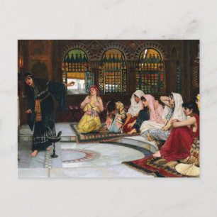 John William Waterhouse Consulting the Oracle ポストカード