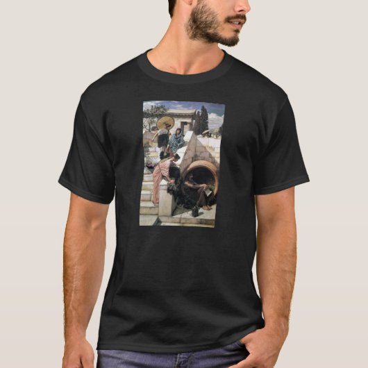 John William Waterhouse - Diogenes Tシャツ (正面)