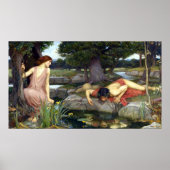 John William Waterhouse Echo and Narcissus ポスター (正面)