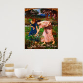 John William Waterhouse Gather Ye Rosebudsポスター ポスター (キッチン)