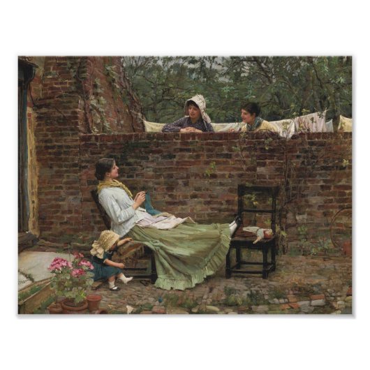 John William Waterhouse - Good Neighbors フォトプリント (正面)
