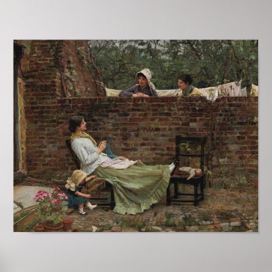 John William Waterhouse - Good Neighbors ポスター (正面)
