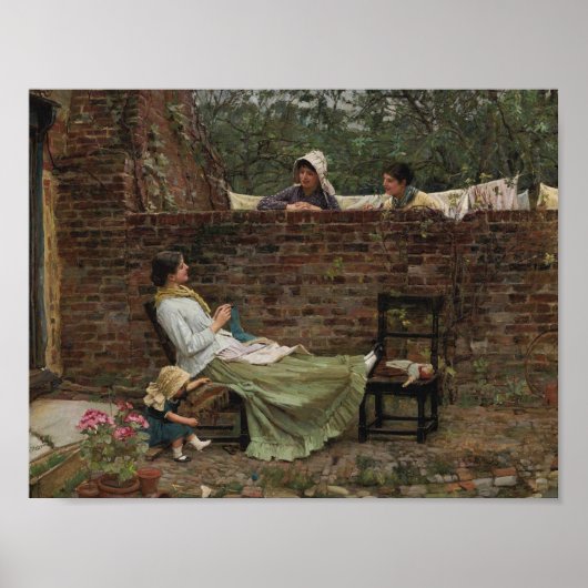 John William Waterhouse - Good Neighbors ポスター (正面)
