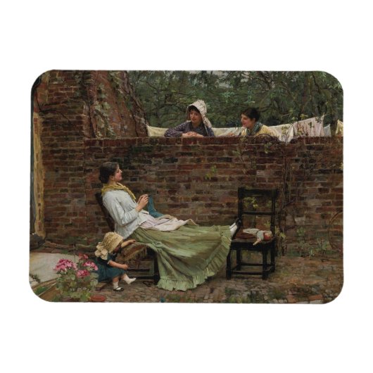 John William Waterhouse - Good Neighbors マグネット (横)