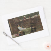 John William Waterhouse - Good Neighbors 長方形シール (封筒)