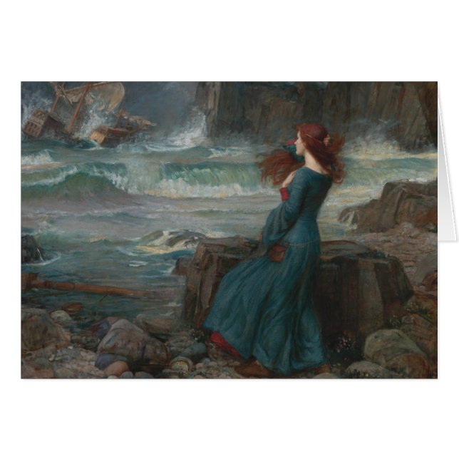 John William Waterhouse - Miranda - The Tempest (正面横)