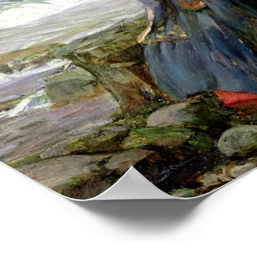 John William Waterhouse Miranda The Tempest ポスター (角)