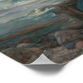 John William Waterhouse - Miranda - The Tempest ポスター (角)