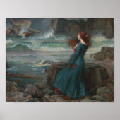 John William Waterhouse - Miranda - The Tempest ポスター (正面)