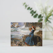John William Waterhouse - Miranda - The Tempest ポストカード (スタンド正面)