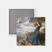 John William Waterhouse - Miranda - The Tempest マグネット (正面/裏面)