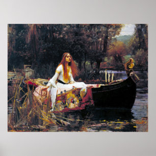 John William Waterhouse The Lady Of Shalott ポスター