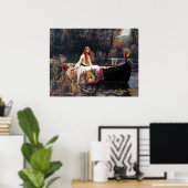 John William Waterhouse The Lady Of Shalott ポスター (ホームオフィス)