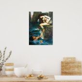 John William Waterhouse The Siren Poster ポスター (キッチン)