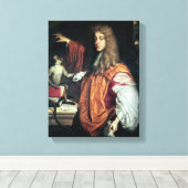John Wilmot 2nd Earl of Rochester, c.1675 キャンバスプリント (インサイチュ (ウッドフロア))
