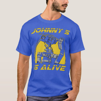 Johnny 5 is Alife Robots 80s Movie Gift Ideas retr Tシャツ
