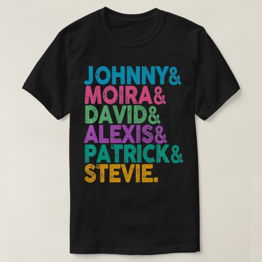 Johnny And Moira And David and Aleis  Apparel Prem Tシャツ (デザイン正面)