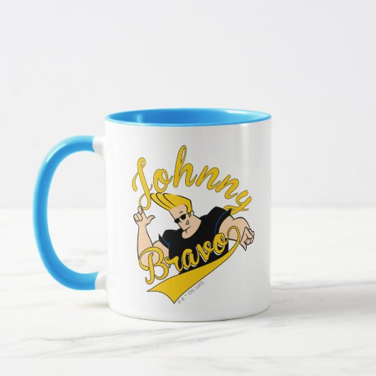 Johnny Bravo Athletic Graphic マグカップ (左)