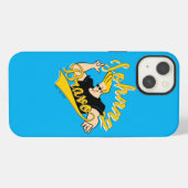 Johnny Bravo Athletic Graphic iPhoneケース (裏面横)