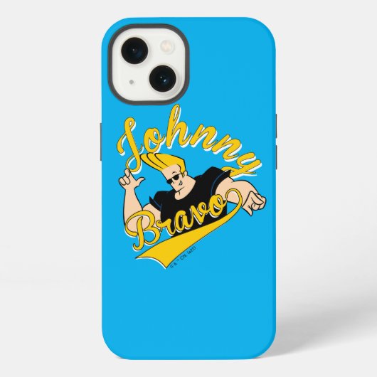 Johnny Bravo Athletic Graphic iPhoneケース (裏面)