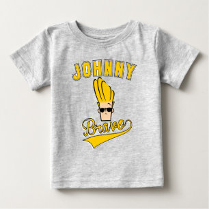 Johnny Bravo Collegiateグラフィック ベビーTシャツ