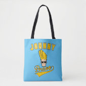 Johnny Bravo Collegiate Graphic トートバッグ (正面)
