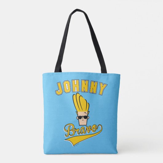 Johnny Bravo Collegiate Graphic トートバッグ (裏面)