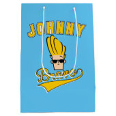 Johnny Bravo Collegiate Graphic ミディアムペーパーバッグ (裏面)
