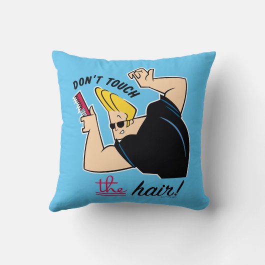 Johnny Bravo Comb - Don't Touch The Hair! クッション (裏面)