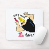 Johnny Bravo Comb Dont Touch The Hair  マウスパッド (マウス)