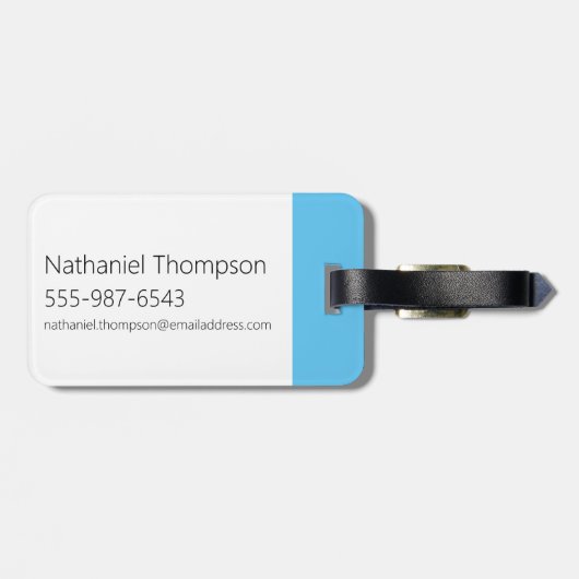 Johnny Bravo Comb - Don't Touch The Hair! ラゲッジタグ (裏面横)