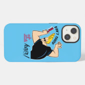 Johnny Bravo Comb - Don't Touch The Hair! iPhoneケース (裏面横)