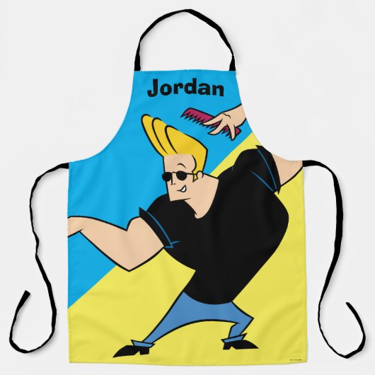 Johnny Bravo Combing Hair エプロン (正面)