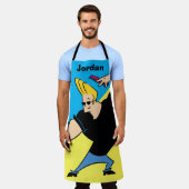 Johnny Bravo Combing Hair エプロン (着用した状態)