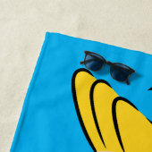 Johnny Bravo Combing Hair ビーチタオル (インサイチュ)