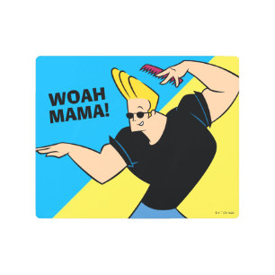 Johnny Bravo Combing Hair メタルプリント